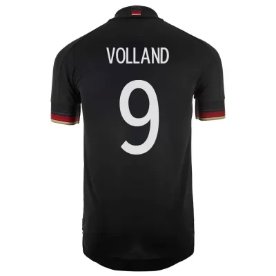 Lapset Saksan jalkapallomaajoukkue Kevin Volland #9 Vieraspaita Musta 2021 Lyhythihainen Paita