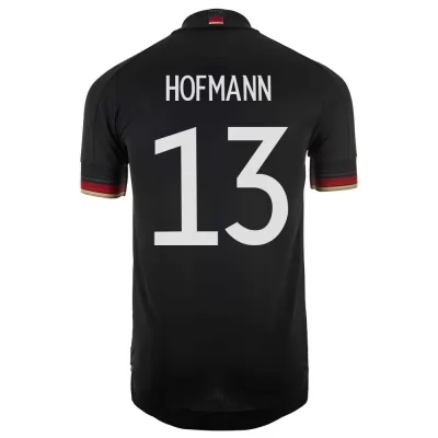 Naisten Saksan jalkapallomaajoukkue Jonas Hofmann #13 Vieraspaita Musta 2021 Lyhythihainen Paita