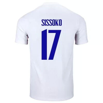 Lapset Ranskan jalkapallomaajoukkue Moussa Sissoko #17 Vieraspaita Valkoinen 2021 Lyhythihainen Paita