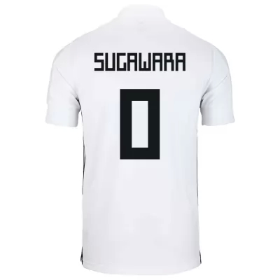 Naisten Japanin jalkapallomaajoukkue Yukinari Sugawara #0 Vieraspaita Valkoinen 2021 Lyhythihainen Paita