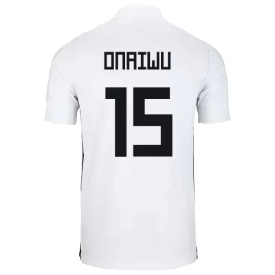 Lapset Japanin jalkapallomaajoukkue Ado Onaiwu #15 Vieraspaita Valkoinen 2021 Lyhythihainen Paita