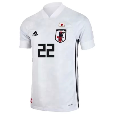 Naisten Japanin Jalkapallomaajoukkue Miki Yamane #22 Vieraspaita Valkoinen 2021 Lyhythihainen Paita