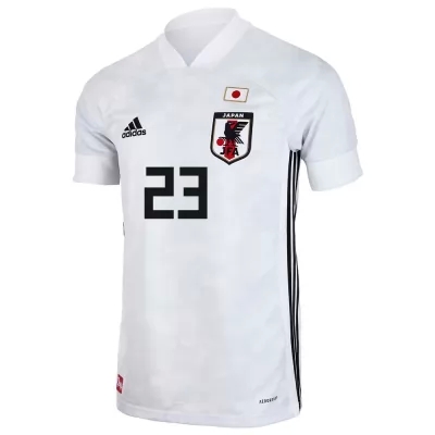 Naisten Japanin Jalkapallomaajoukkue Daniel Schmidt #23 Vieraspaita Valkoinen 2021 Lyhythihainen Paita
