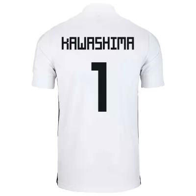 Naisten Japanin Jalkapallomaajoukkue Eiji Kawashima #1 Vieraspaita Valkoinen 2021 Lyhythihainen Paita