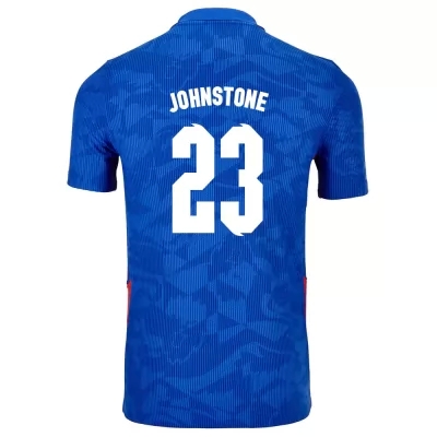 Lapset Englannin Jalkapallomaajoukkue Sam Johnstone #23 Vieraspaita Sininen 2021 Lyhythihainen Paita