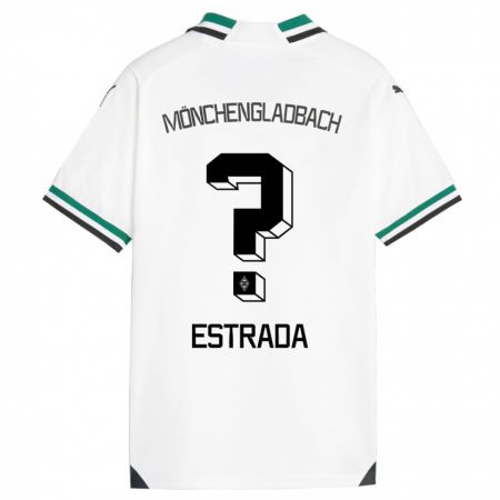 Kandiny Lapset Joshua Jong Estrada #0 Valkoinen Vihreä Kotipaita 2023/24 Lyhythihainen Paita T-Paita