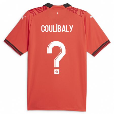 Kandiny Lapset Joël Coulibaly #0 Punainen Kotipaita 2023/24 Lyhythihainen Paita T-Paita