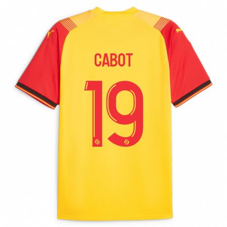 Kandiny Lapset Jimmy Cabot #19 Keltainen Kotipaita 2023/24 Lyhythihainen Paita T-Paita