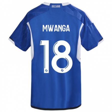 Kandiny Lapset Junior Mwanga #18 Sininen Kotipaita 2023/24 Lyhythihainen Paita T-Paita