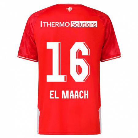 Kandiny Lapset Issam El Maach #16 Punainen Kotipaita 2023/24 Lyhythihainen Paita T-Paita