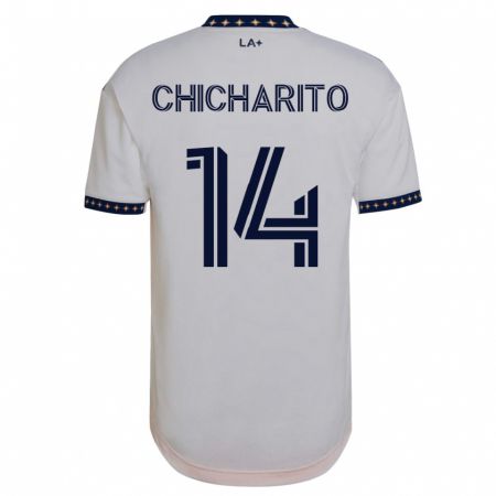 Kandiny Lapset Chicharito #14 Valkoinen Kotipaita 2023/24 Lyhythihainen Paita T-Paita