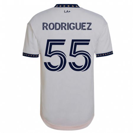Kandiny Lapset Diego Rodriguez #55 Valkoinen Kotipaita 2023/24 Lyhythihainen Paita T-Paita