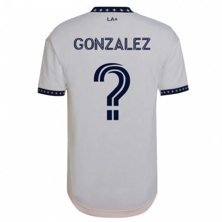 Kandiny Lapset Gustavo Gonzalez #0 Valkoinen Kotipaita 2023/24 Lyhythihainen Paita T-Paita