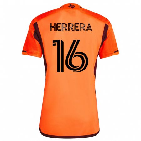 Kandiny Lapset Héctor Herrera #16 Oranssi Kotipaita 2023/24 Lyhythihainen Paita T-Paita