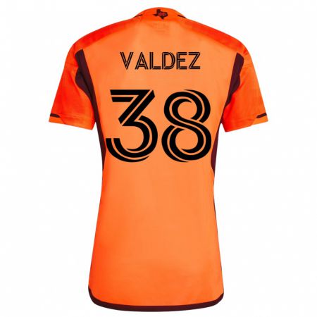 Kandiny Lapset Xavier Valdez #38 Oranssi Kotipaita 2023/24 Lyhythihainen Paita T-Paita