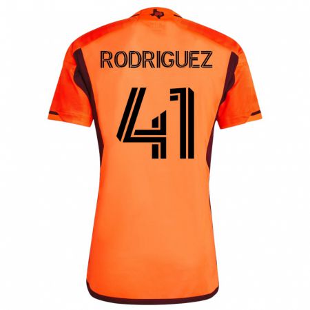Kandiny Lapset Sebastian Rodriguez #41 Oranssi Kotipaita 2023/24 Lyhythihainen Paita T-Paita