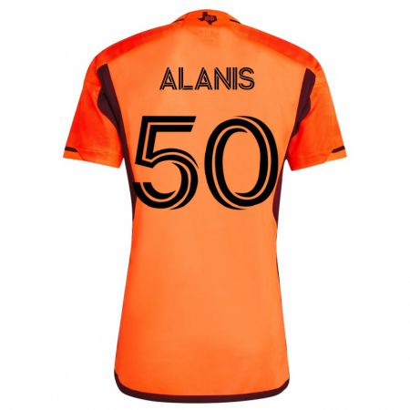 Kandiny Lapset Brian Alanis #50 Oranssi Kotipaita 2023/24 Lyhythihainen Paita T-Paita