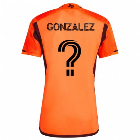 Kandiny Lapset Axel Gonzalez #0 Oranssi Kotipaita 2023/24 Lyhythihainen Paita T-Paita