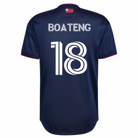 Kandiny Lapset Emmanuel Boateng #18 Laivasto Kotipaita 2023/24 Lyhythihainen Paita T-Paita