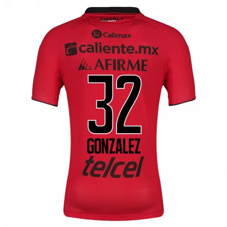 Kandiny Lapset Carlos González #32 Punainen Kotipaita 2023/24 Lyhythihainen Paita T-Paita