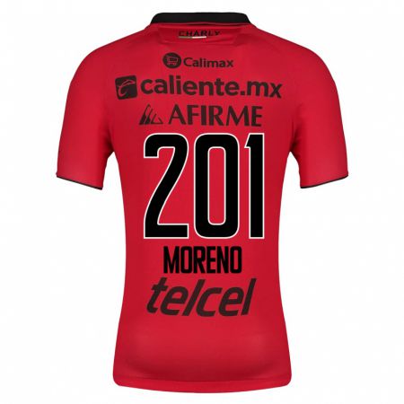 Kandiny Lapset Jesús Moreno #201 Punainen Kotipaita 2023/24 Lyhythihainen Paita T-Paita