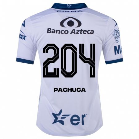Kandiny Lapset José Pachuca #204 Valkoinen Kotipaita 2023/24 Lyhythihainen Paita T-Paita