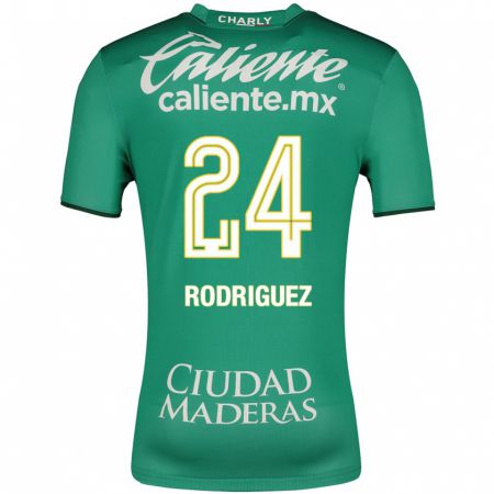 Kandiny Lapset Osvaldo Rodríguez #24 Vihreä Kotipaita 2023/24 Lyhythihainen Paita T-Paita