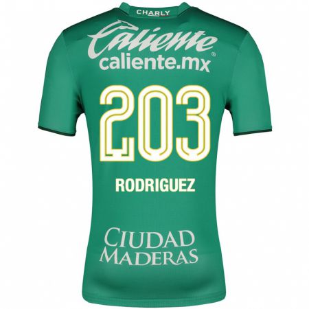 Kandiny Lapset César Rodríguez #203 Vihreä Kotipaita 2023/24 Lyhythihainen Paita T-Paita