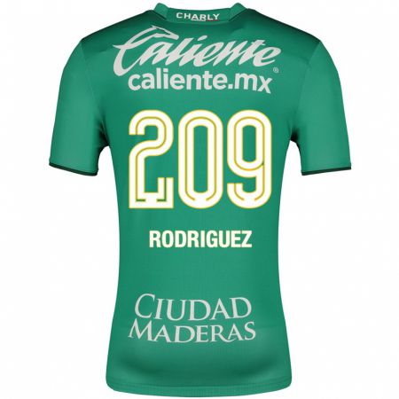 Kandiny Lapset Víctor Rodríguez #209 Vihreä Kotipaita 2023/24 Lyhythihainen Paita T-Paita
