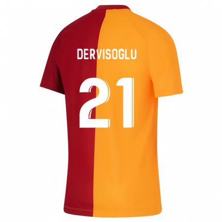 Kandiny Lapset Halil Dervişoğlu #21 Oranssi Kotipaita 2023/24 Lyhythihainen Paita T-Paita