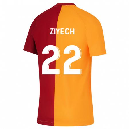 Kandiny Lapset Hakim Ziyech #22 Oranssi Kotipaita 2023/24 Lyhythihainen Paita T-Paita