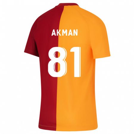 Kandiny Lapset Hamza Akman #81 Oranssi Kotipaita 2023/24 Lyhythihainen Paita T-Paita