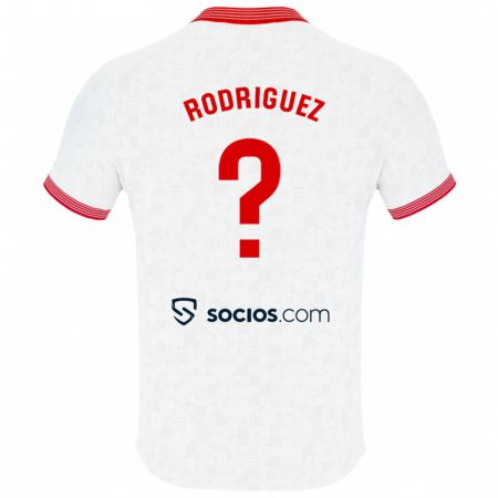 Kandiny Lapset Ángel Rodríguez #0 Valkoinen Kotipaita 2023/24 Lyhythihainen Paita T-Paita