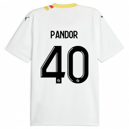 Kandiny Lapset Yannick Pandor #40 Musta Vieraspaita 2023/24 Lyhythihainen Paita T-Paita
