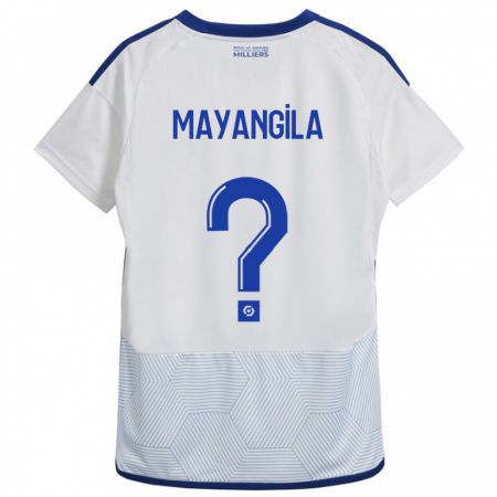 Kandiny Lapset Ryan Tutu Mayangila #0 Valkoinen Vieraspaita 2023/24 Lyhythihainen Paita T-Paita