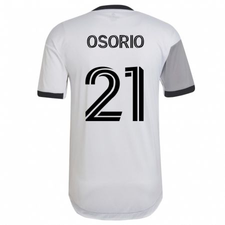 Kandiny Lapset Jonathan Osorio #21 Valkoinen Vieraspaita 2023/24 Lyhythihainen Paita T-Paita