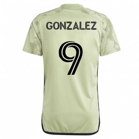 Kandiny Lapset Mario González #9 Vihreä Vieraspaita 2023/24 Lyhythihainen Paita T-Paita