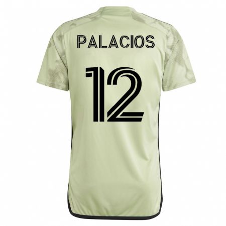 Kandiny Lapset Diego Palacios #12 Vihreä Vieraspaita 2023/24 Lyhythihainen Paita T-Paita