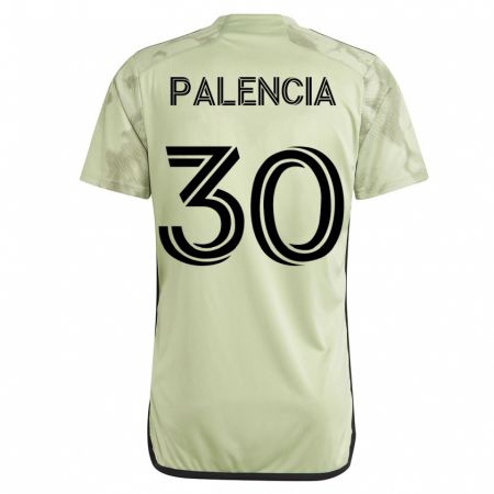 Kandiny Lapset Sergi Palencia #30 Vihreä Vieraspaita 2023/24 Lyhythihainen Paita T-Paita