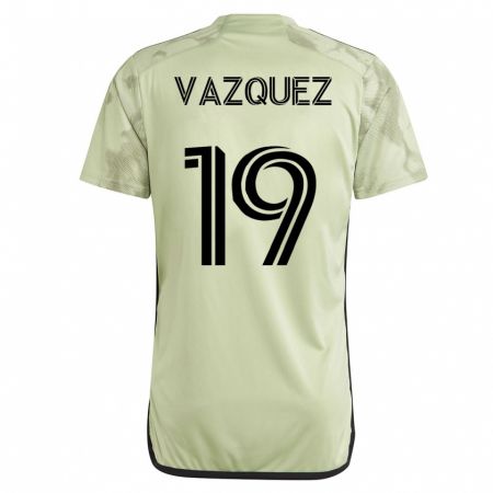 Kandiny Lapset Favian Vazquez #19 Vihreä Vieraspaita 2023/24 Lyhythihainen Paita T-Paita