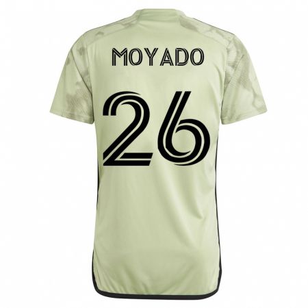 Kandiny Lapset Bryan Moyado #26 Vihreä Vieraspaita 2023/24 Lyhythihainen Paita T-Paita