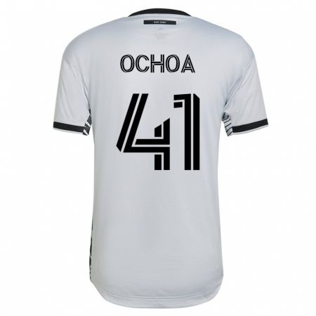 Kandiny Lapset Emmanuel Ochoa #41 Valkoinen Vieraspaita 2023/24 Lyhythihainen Paita T-Paita