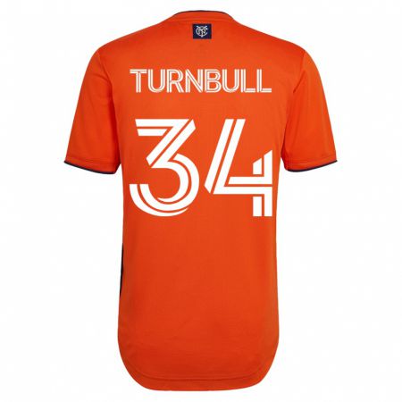 Kandiny Lapset Stephen Turnbull #34 Musta Vieraspaita 2023/24 Lyhythihainen Paita T-Paita