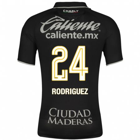 Kandiny Lapset Osvaldo Rodríguez #24 Musta Vieraspaita 2023/24 Lyhythihainen Paita T-Paita