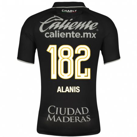 Kandiny Lapset Alejandro Alanís #182 Musta Vieraspaita 2023/24 Lyhythihainen Paita T-Paita
