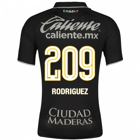 Kandiny Lapset Víctor Rodríguez #209 Musta Vieraspaita 2023/24 Lyhythihainen Paita T-Paita