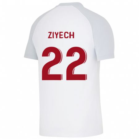 Kandiny Lapset Hakim Ziyech #22 Valkoinen Vieraspaita 2023/24 Lyhythihainen Paita T-Paita