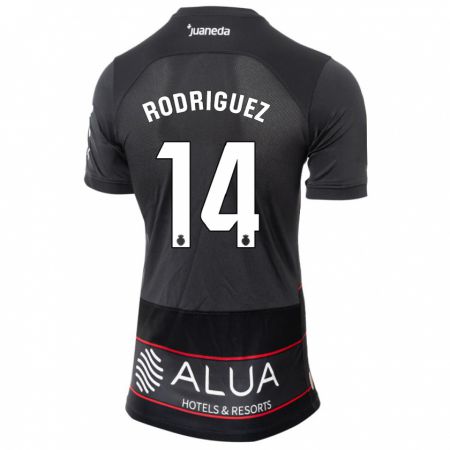 Kandiny Lapset Diego Rodríguez #14 Musta Vieraspaita 2023/24 Lyhythihainen Paita T-Paita