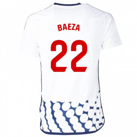 Kandiny Lapset Miguel Baeza #22 Valkoinen Vieraspaita 2023/24 Lyhythihainen Paita T-Paita