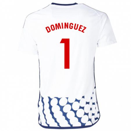 Kandiny Lapset Iago Domínguez #1 Valkoinen Vieraspaita 2023/24 Lyhythihainen Paita T-Paita